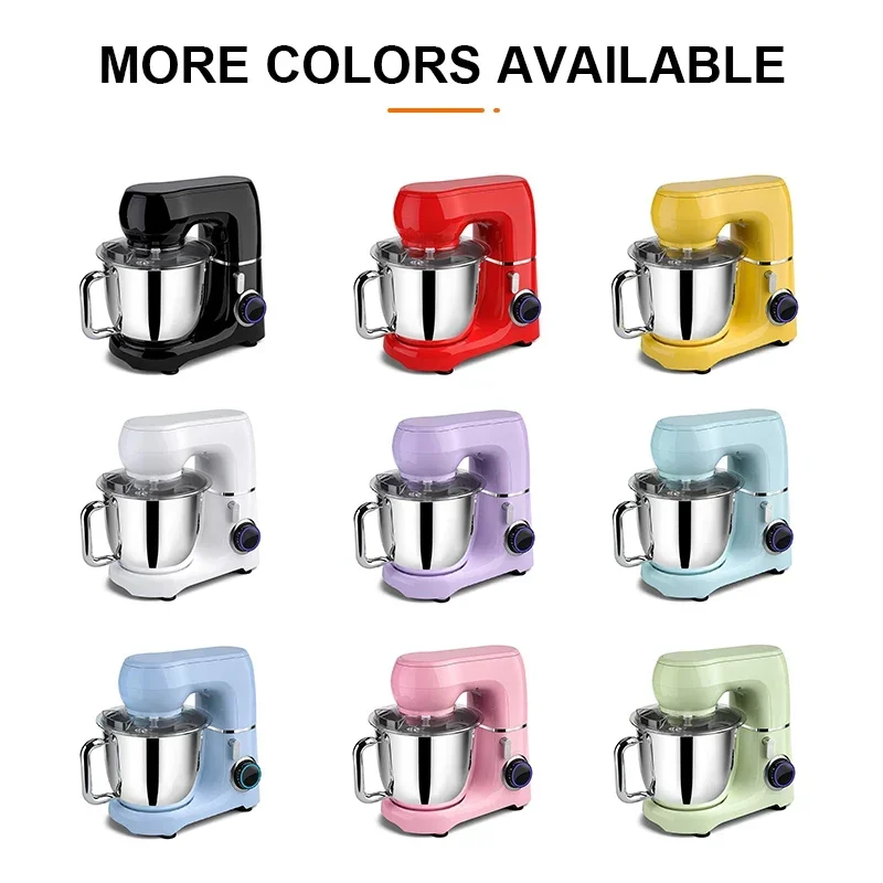 Home Use Cake Food Stand Mixer 600W Electric Batidora Kitchen Mixer With Blender, Dough Hook