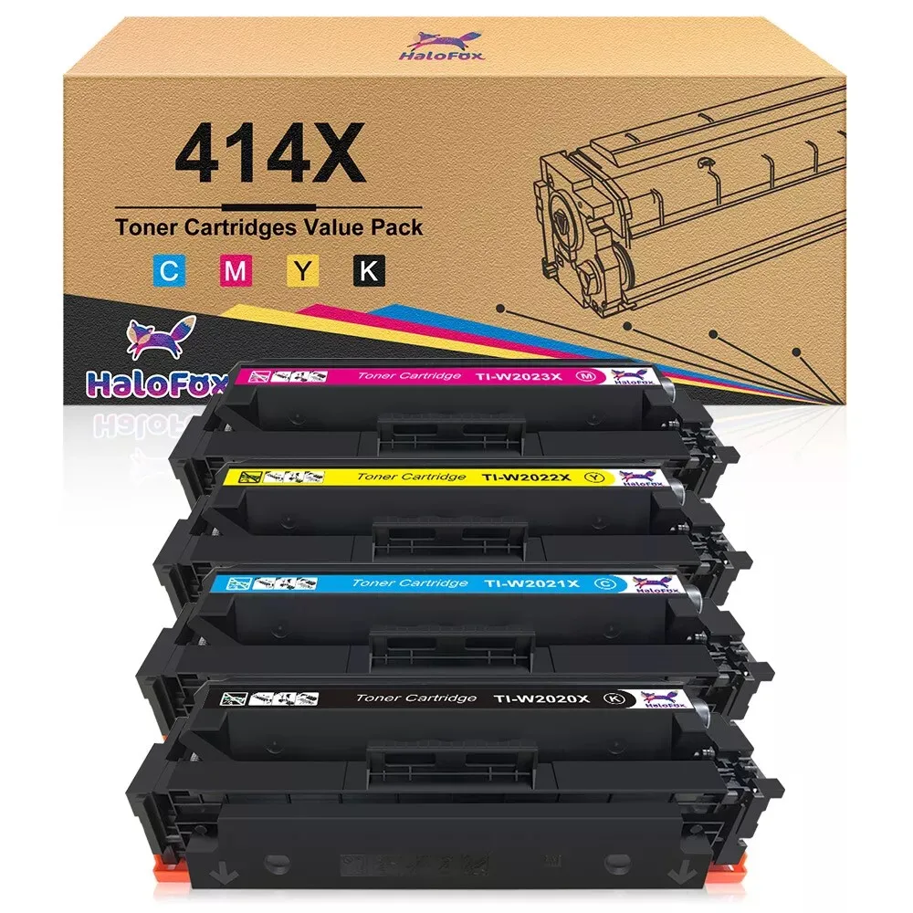 4 W2020X 414X No Chip Toner for HP LaserJet Pro M454dn M454dw MFP M479dn M479fdw