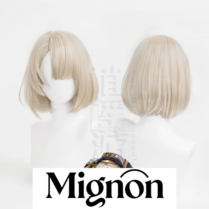 Genshin Impact Freminet Cosplay Pruik Simulatie Hoofdhuid Top Duiken Jongen Halloween Cadeau