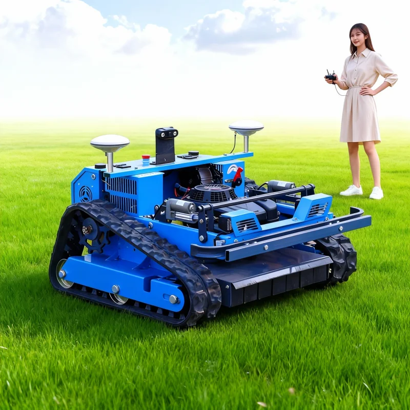 

Customized High Grade Industrial Robotic Lawn Mower - Self-Propelled GPS Automatic Cutting Remote Control Grass Machine
