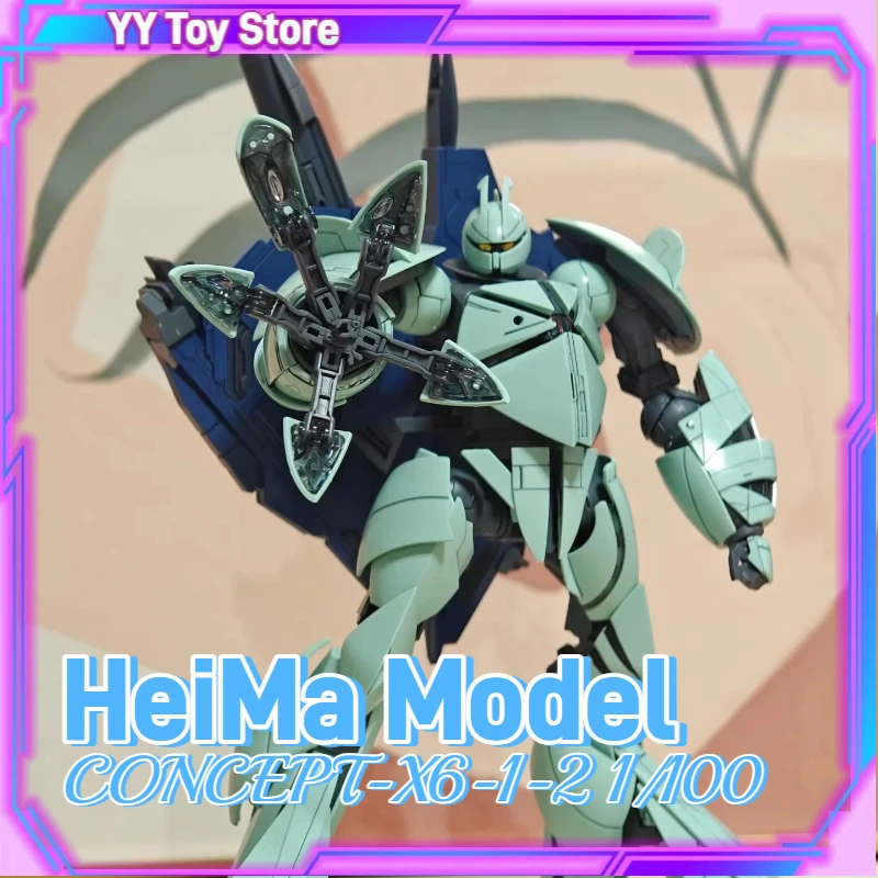 Modèle d'action d'anime HEIMA 1/100 MG Concept-X 6-1-2 Turn X Kits de modèles d'assemblage en plastique squelette de robot modèle en plastique jouet