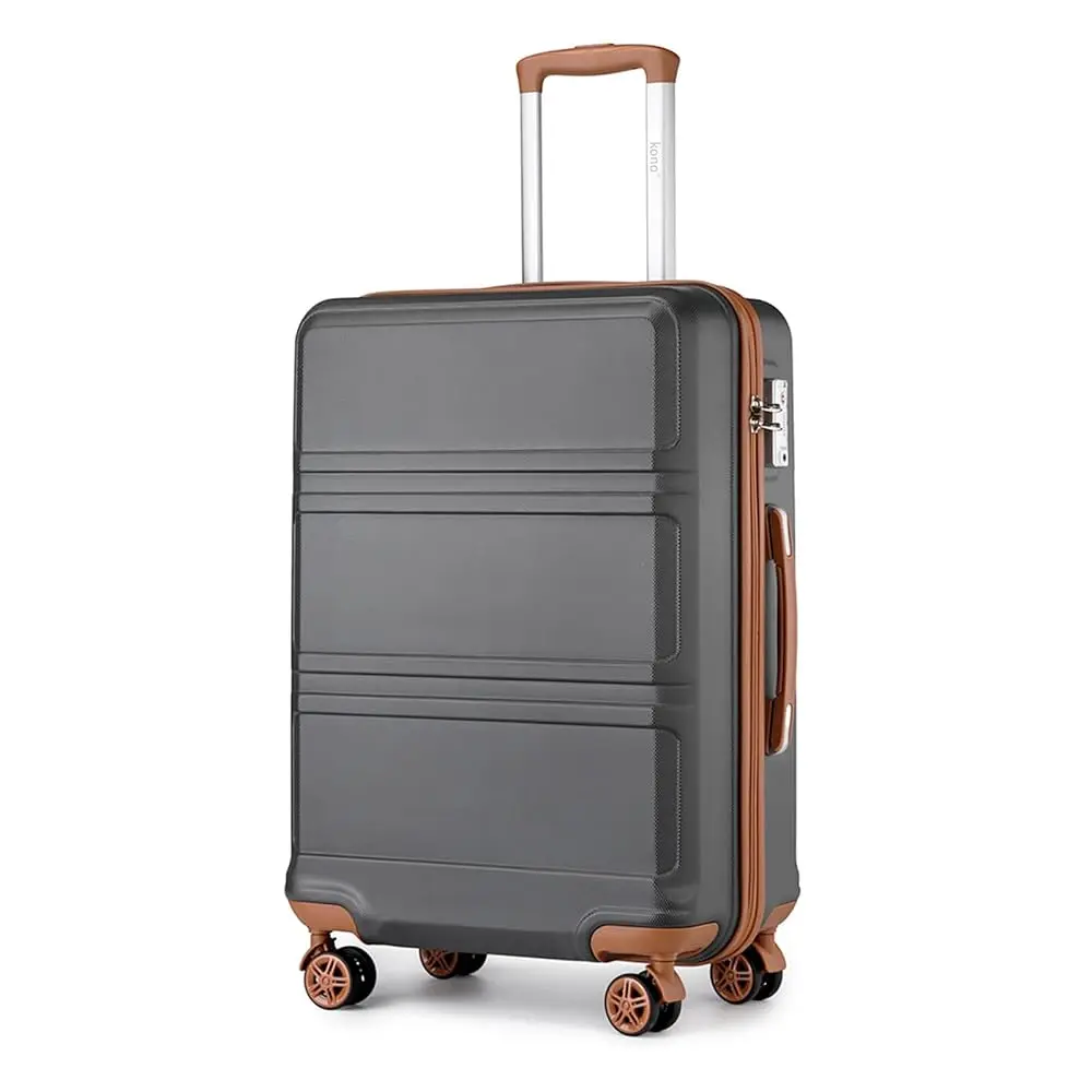 Kono Lightweight Cabin Suitcase - 20/24/28 Inch ABS Hard Shell, Fits EasyJet Under Seat, large-Compact Carry-On Trolley Case image 3