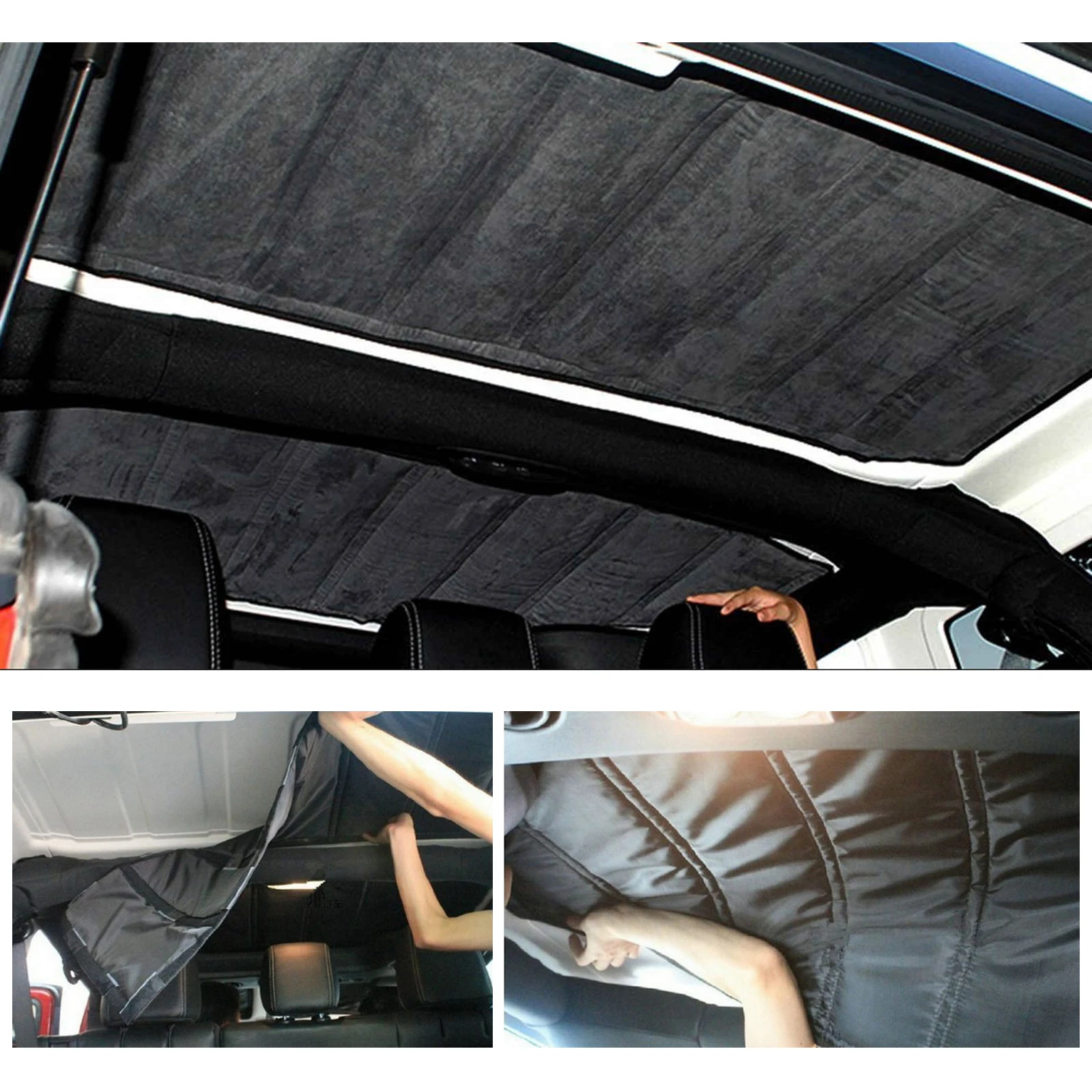 Top Sound and Heat Insulation for Cars Jeep Wrangler JK Rubicon Sahara 4Door Hard Top 82212464AC 1210904 Hardtop Noise