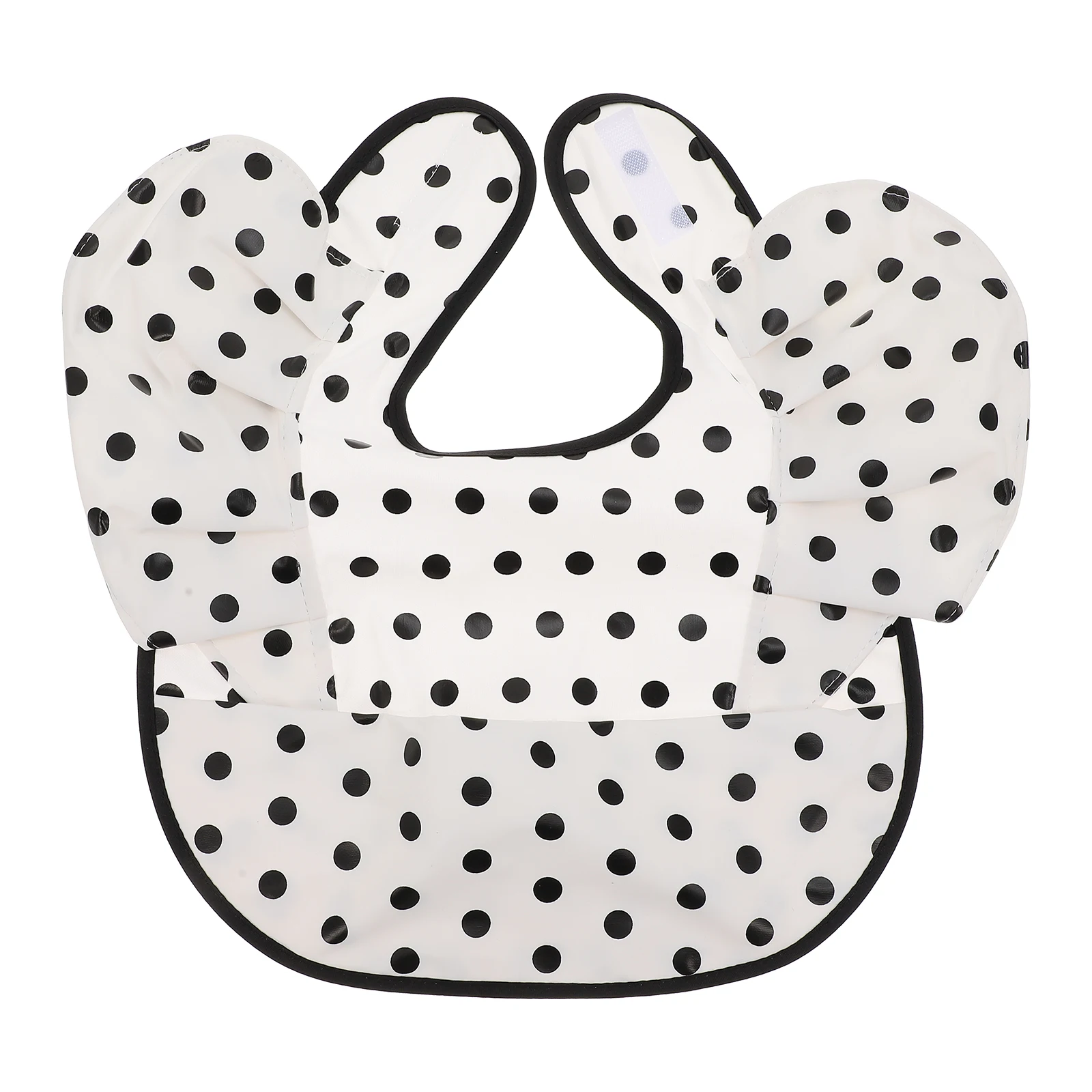 

Infant Toddler Bib No Odor Safe Skin Friendly Washable Reusable Full Coverage Decorated Lacework Baby Bib Baby Mealtime Apron