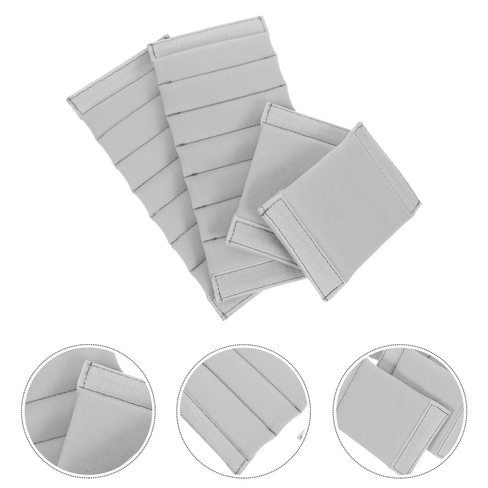 4Pcs Camera Bag Insert Dividers Shock Absorbing Adjustable Cushion Pads for Camera Equipment Outdoor Shooting Travel Storage