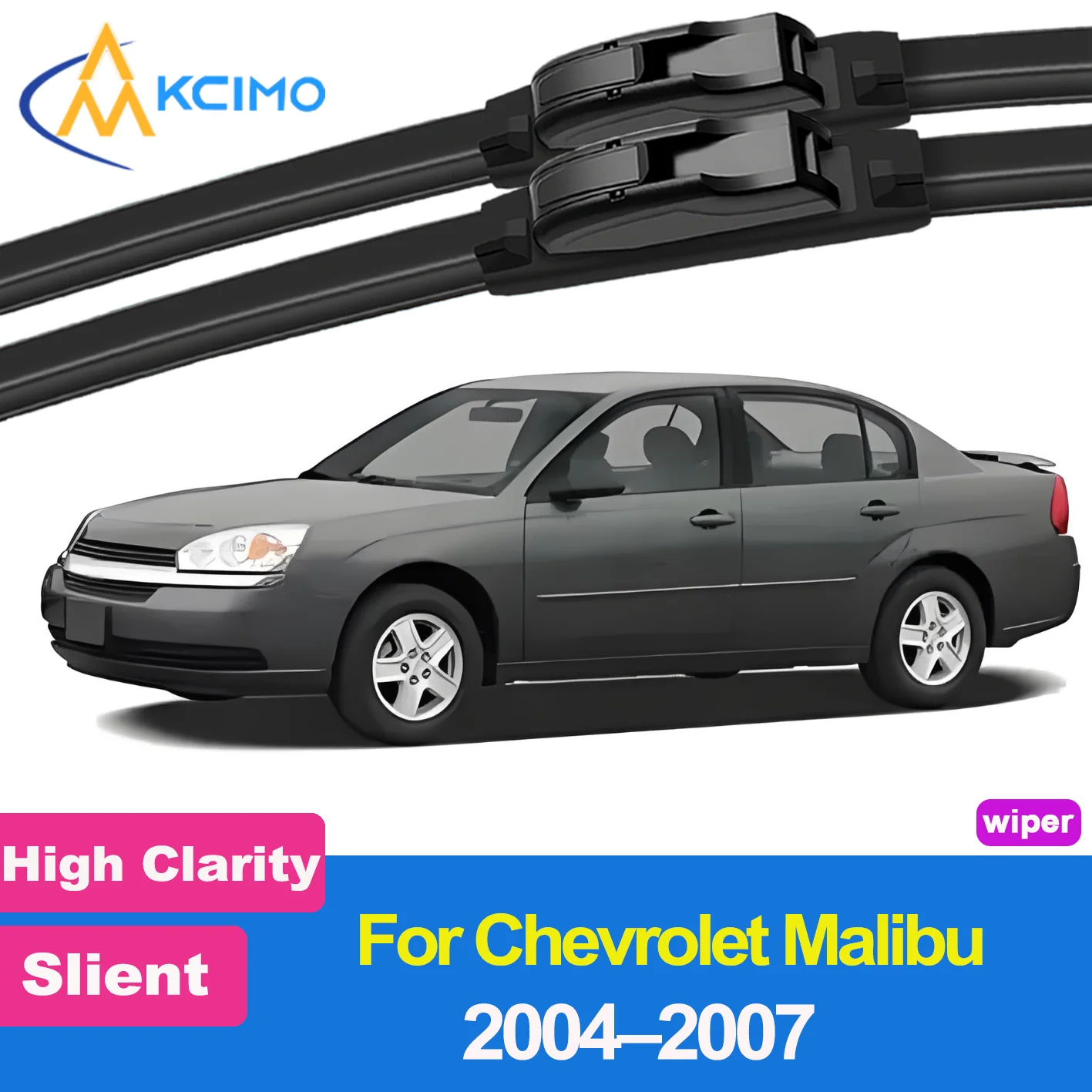 

2PCS New Wiper Blades for Chevrolet Malibu 2004-2007 Chevrolet Malibu Classic/Chevrolet Malibu Maxx Touring Front Windshield