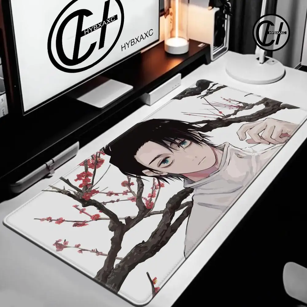Anime Purple Mouse Pad HD XXL Yuta Okkotsu Gaming Keyboard Rug Laptop Jujutsu Kaisen Mousepad PC Gamer Cabinet Extended Desk Mat