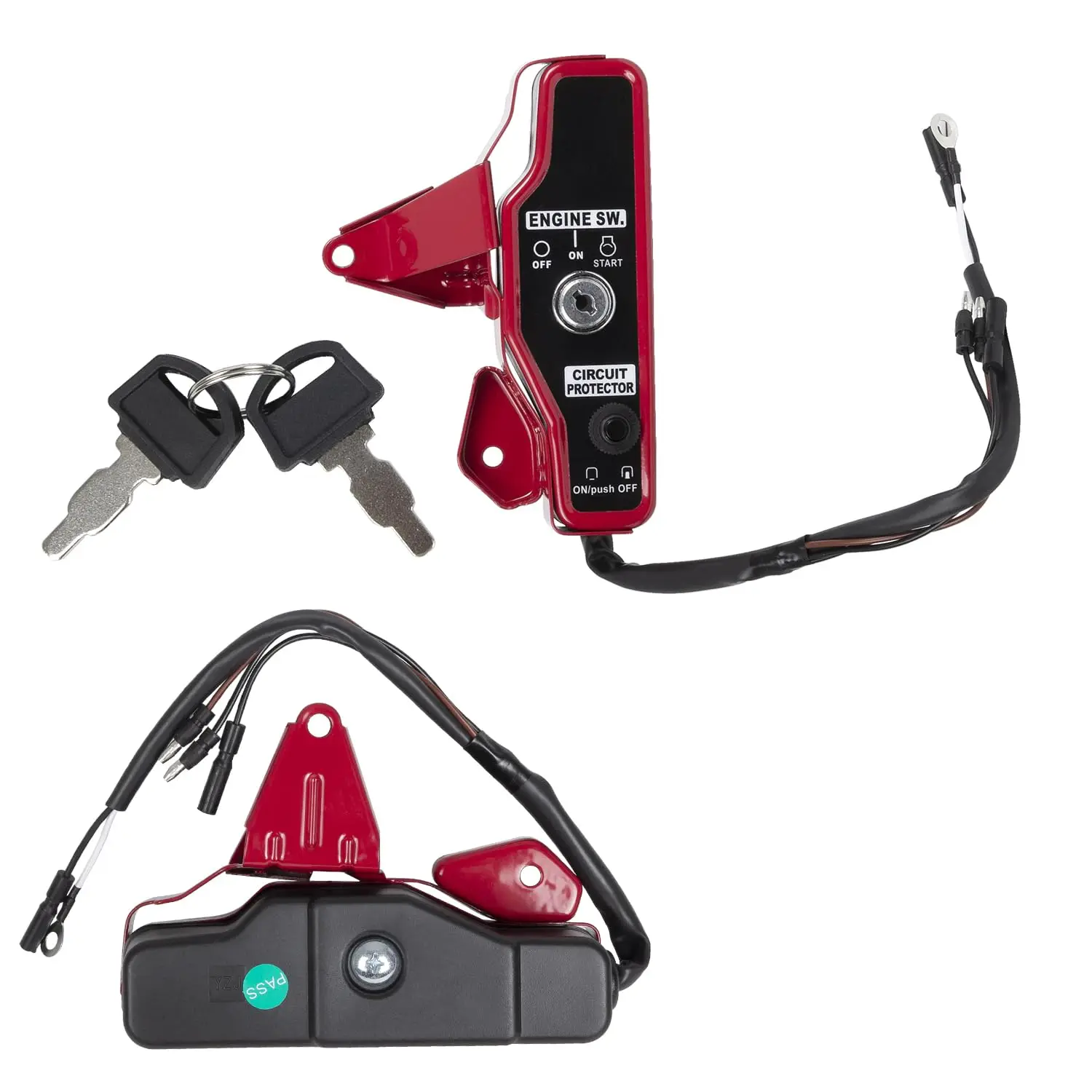 Electric Start Motor Kit Flywheel Ignition Switch Kit for Honda GX160 GX200 & More 2~3KW 5.5HP 6.5HP 4 Stroke Engines 212cc view 6