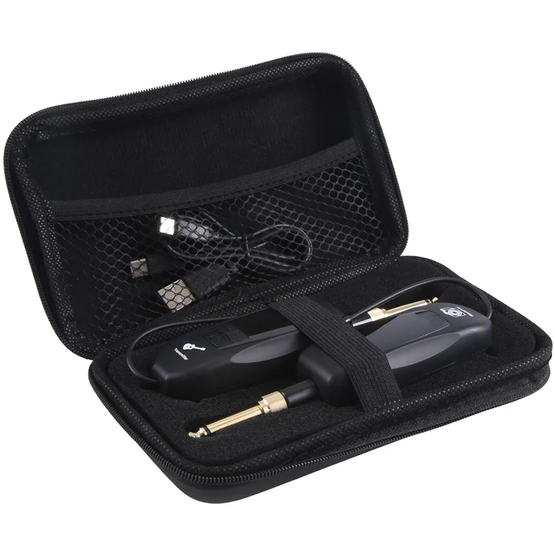 

RTENTE-Wireless Guitar System GAW-A8 Audio Digital Transmitter Receiver Rechargeable Band Stage Instrumental Recording Easy Inst