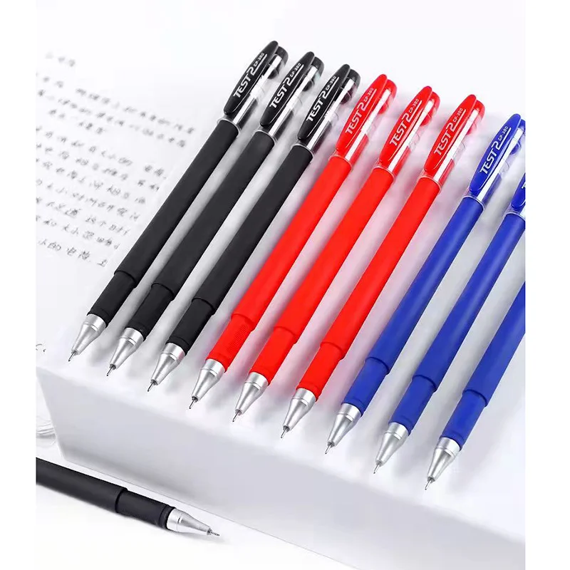 Gel pen Set Ballpoint Needle Tip Pen Set Black Blue Red Ink Bullet Tip 0.5 mm Journal Writing School Supplies Stationery