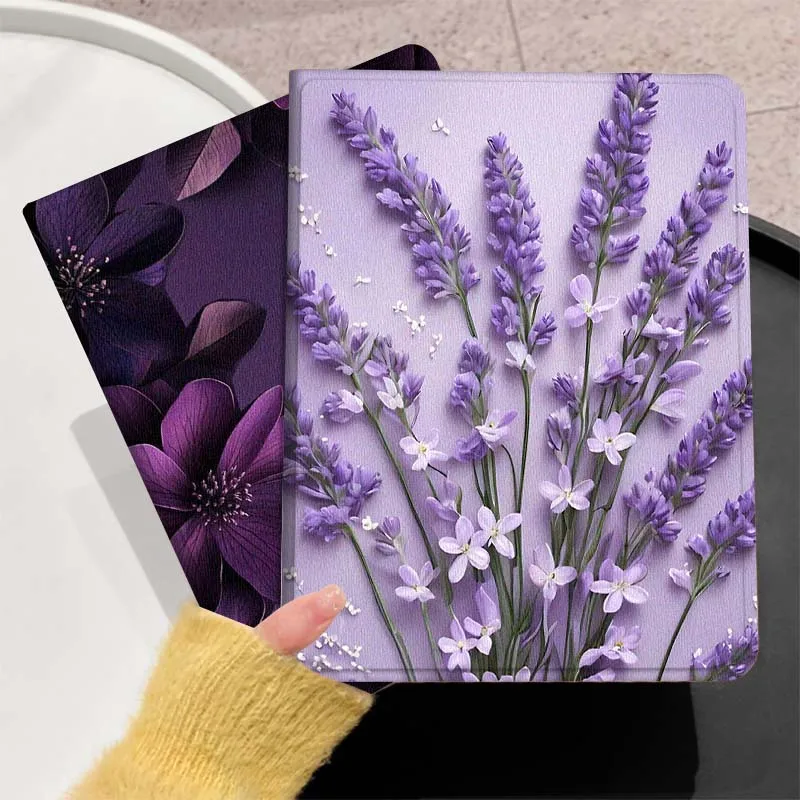 

Retro Flower Popular Pattern For Huawei MediaPad T5 T10s M6 M5Lite SE Honor Tab 5 6 7 V7 V8 X8a X9a Pro Soft Tablet Case Gift