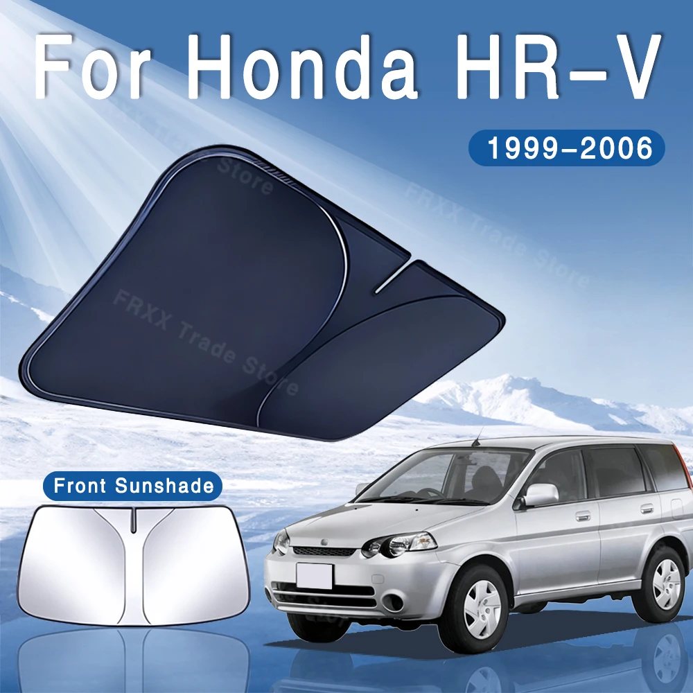 

Foldable Car Sun Visor Front Windshield Sunshade Heat Insulation Summer Cooling Auto Accessories For Honda HR-V 1999~2006 2000