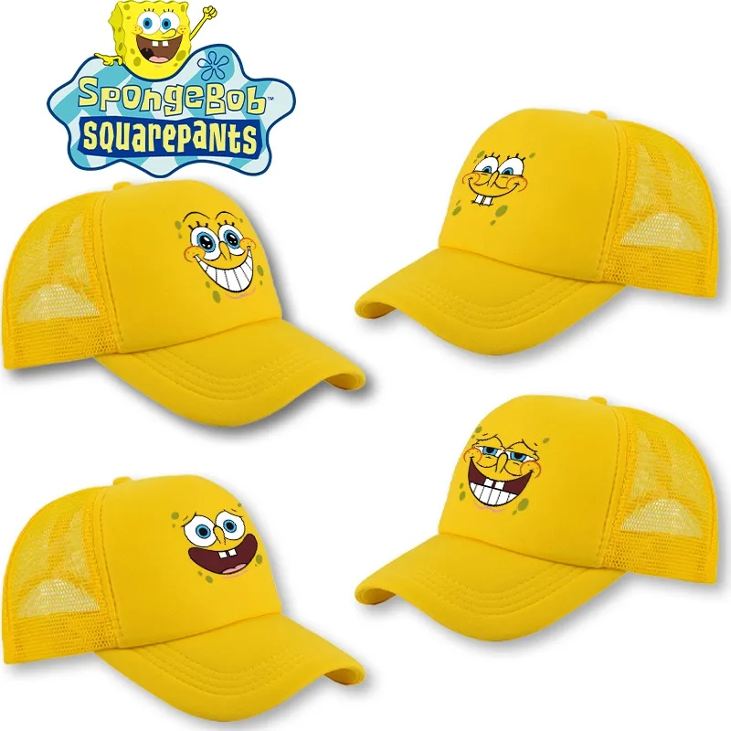 

SpongeBob SquarePants Creative Baseball Cap Cartoon Anime Character Printed Hat Unisex Fashion Caps Summer Sun Hats Party Gifts