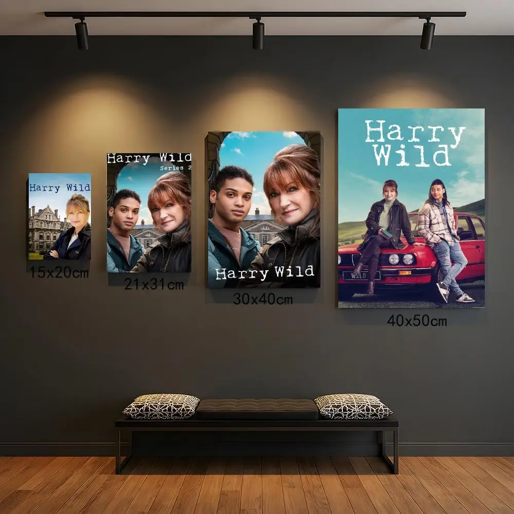 tv series H-Harry Wild-D Painting Calligraphy Boho Botanical Decor for Living Room  Elegant Home Style