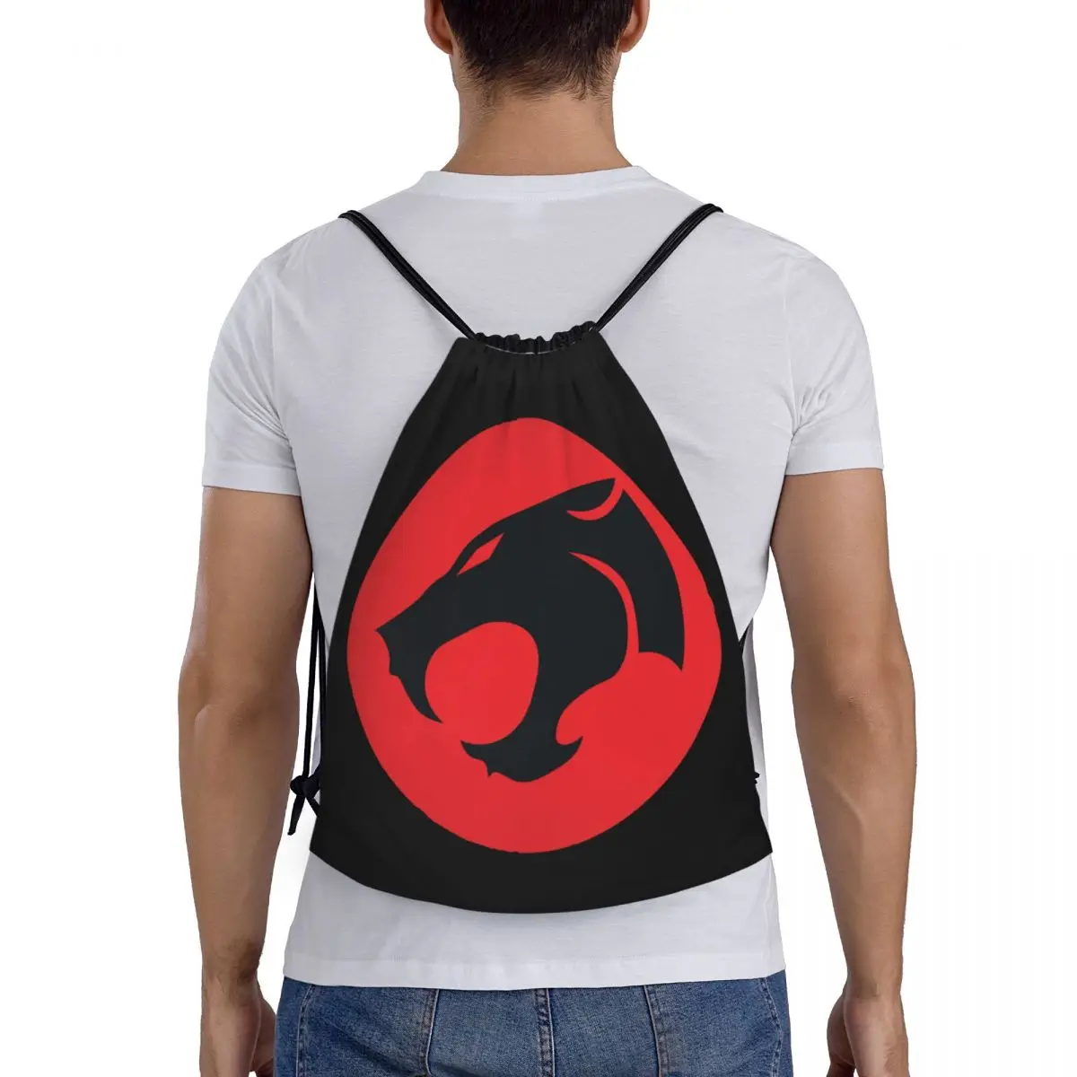 Sac à dos Thundercat Anime Manga Proximity Wstring pour hommes et femmes, sac de sport, sac de sport, sac à provisions pliable