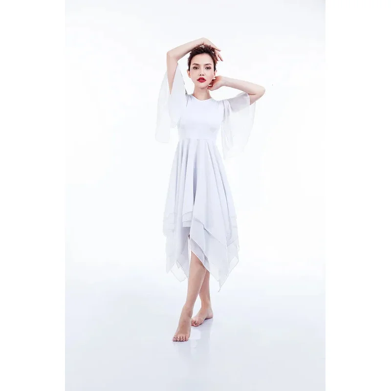 DY20발레 투투 성인 현대 무용 의상 소녀를위한 긴 발레 드레스 성인 여성을위한 클래식 청소년 발레 댄스 드레스