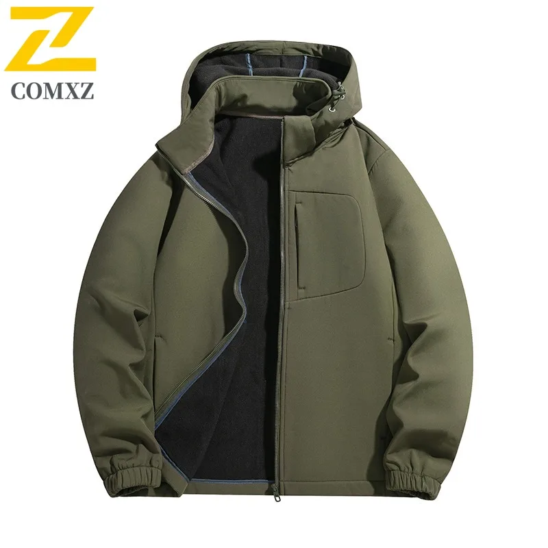 

COMXZ Autumn Outdoor sports Jacket Hiking Climbing Jacket Multi - Pocket Student Workwear Waterproof breathable Windbreaker 2025