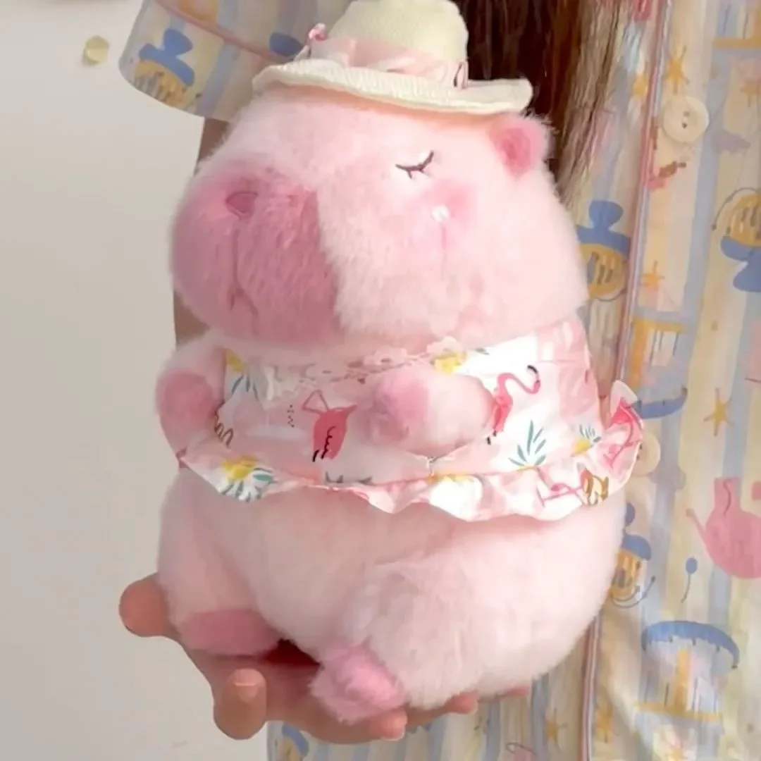 夏かわいいカピバライルカ人形クリエイティブ人形かわいいぬいぐるみ男の子と女の子のための誕生日プレゼントホリデーギフト