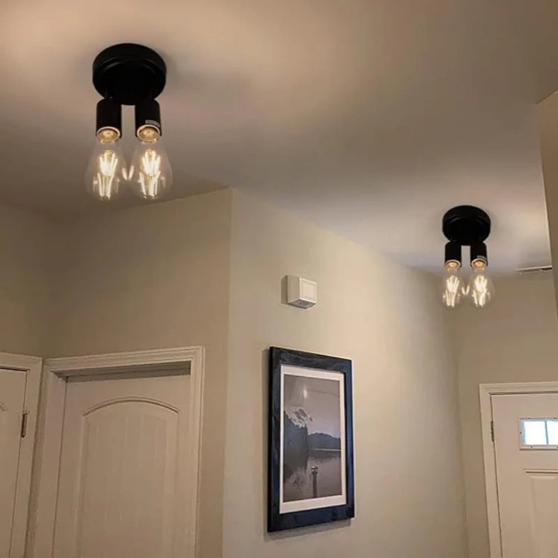 

Modern Simple E27 Small Wall Lamp Industrial Style Retro Bedroom Bedside Ceiling Lights Utility Room Corridor Mirror Headlight