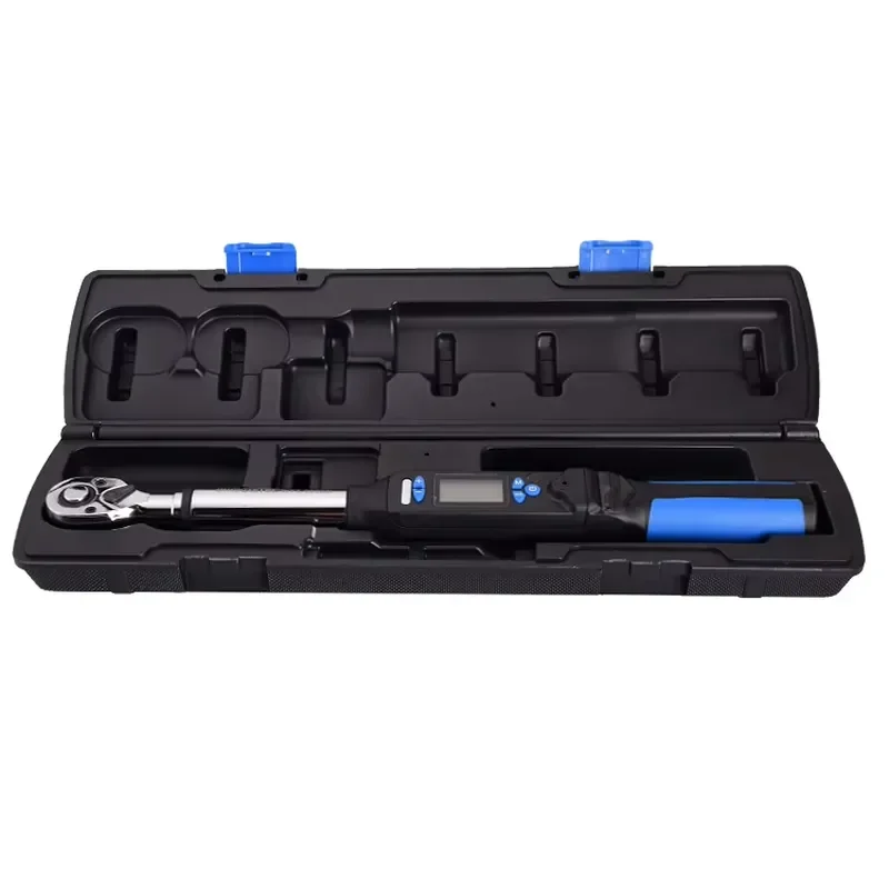 Digital Torque Wrench 1/2 Inch Drive 340Nm Max Electronic Angle Meter with LCD Display Data Storage for Automotive Repair