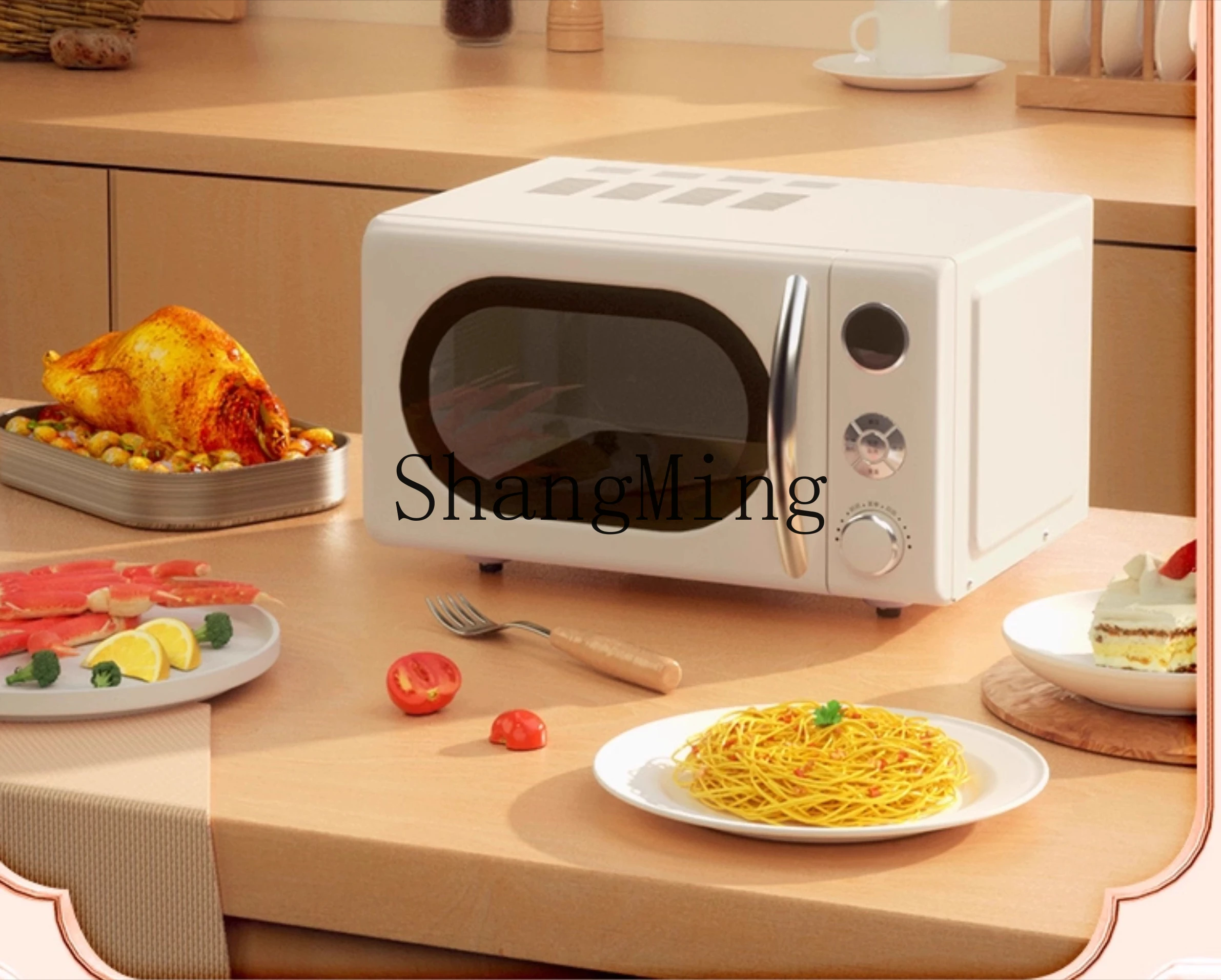 ZYY เตาอบไมโครเวฟย้อนยุคขนาดเล็กชนิดแบนเตาอบไมโครเวฟในครัวเรือนมูลค่าสูง