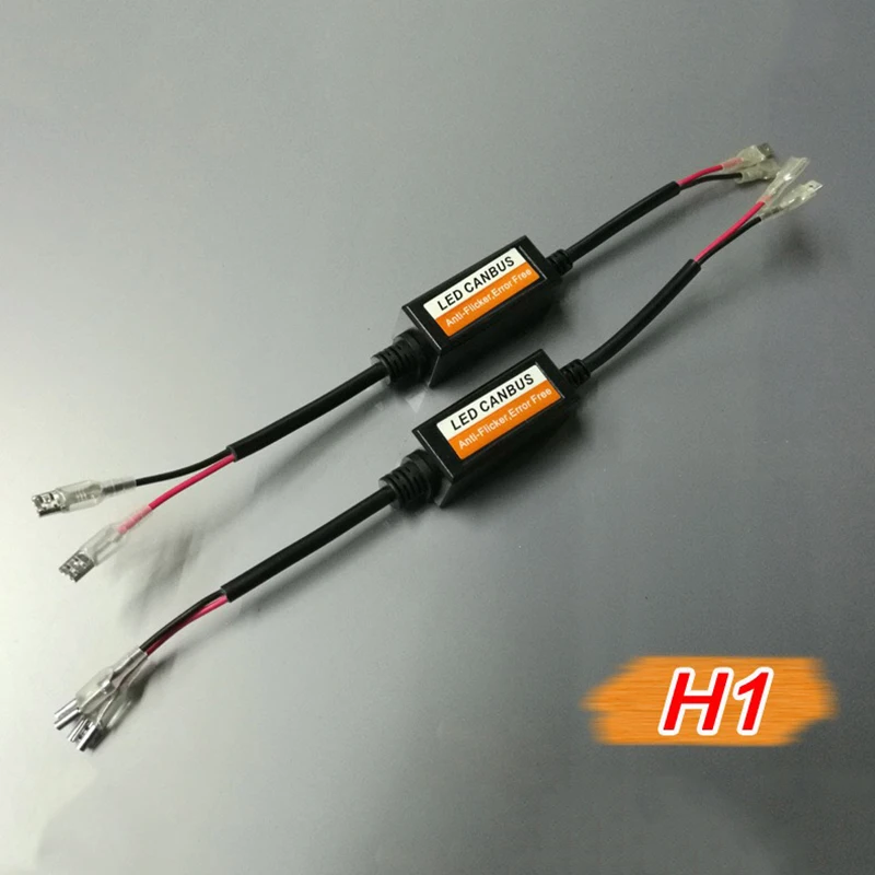 Car Led Canbus Load Resistor Controller Error Free Resistor Anti Flicker Led Decoder H1/h3/h4/h7/h8/h9/h11 Led Canbus Decoder