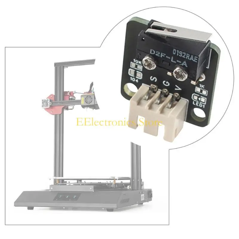 

B03C Precise Endstop Switcher Easy Installation for CR-10 10S,Ender3/Ender3Pro/ Ender3V2 3D Printer Upgrades &Maintenance