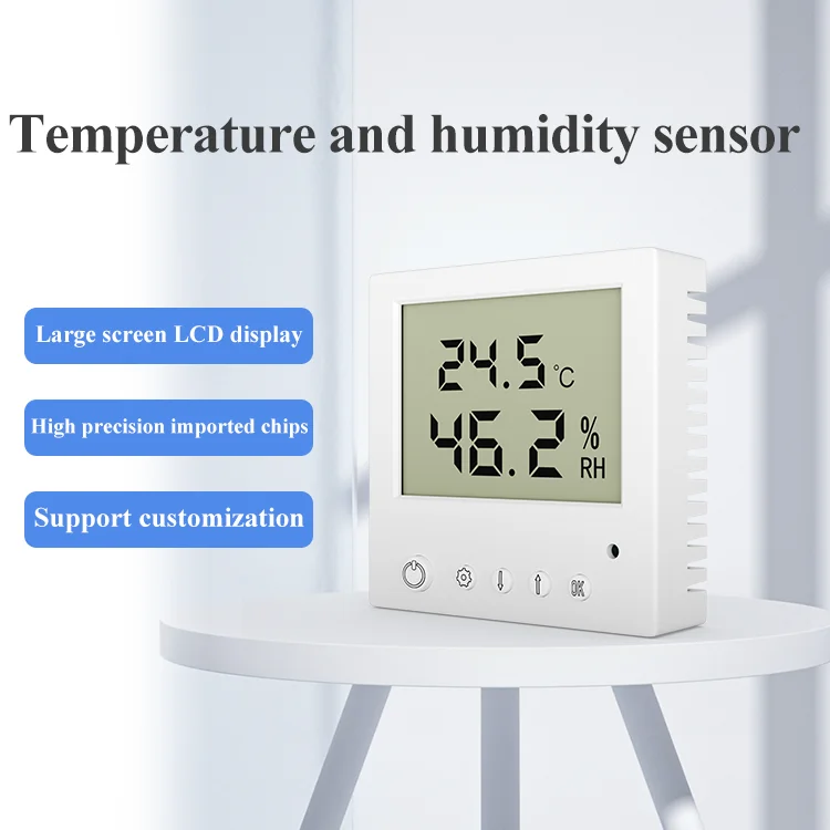 Installazione semplice per uso domestico sensore trasmettitore di temperatura e umidità dell'aria sensori di temperatura ad alta precisione