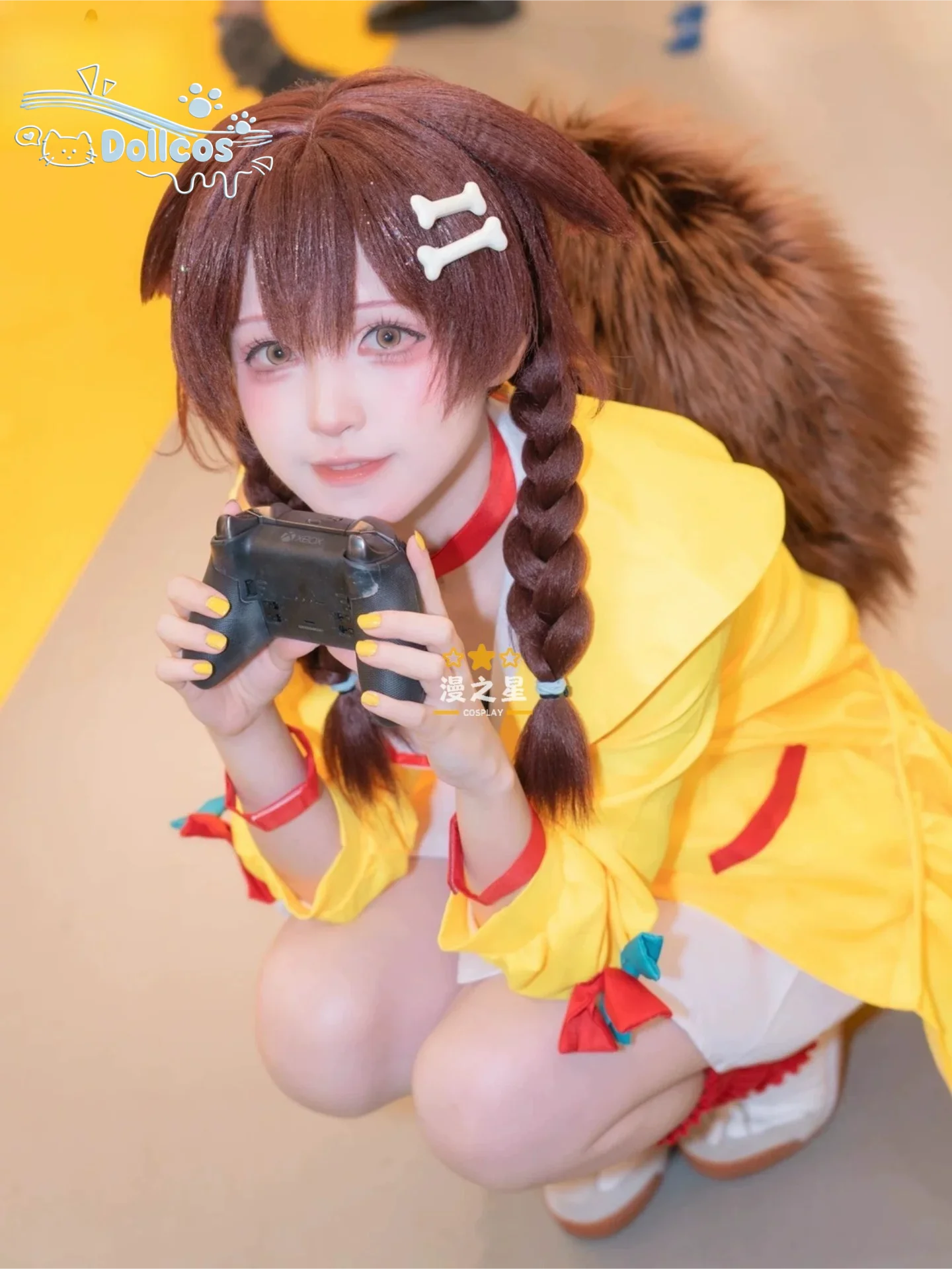 Costume de cosplay Inugami Korone hololive, idéal pour Halloween, carnaval, fête, uniforme d'idole, mignon et adorable, Dollcos