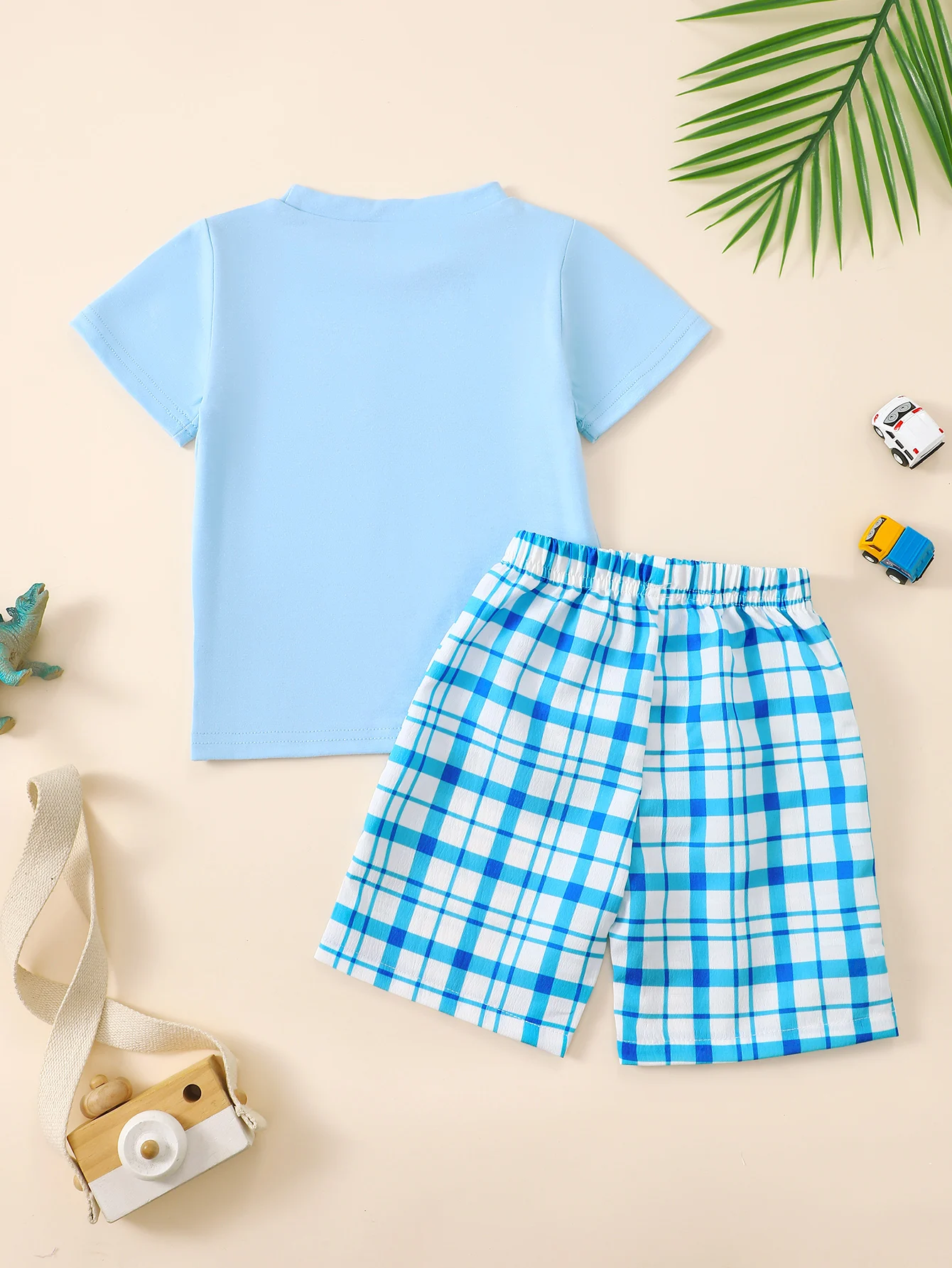 유아 소년 여름 캐주얼 반팔 반바지 세트 유아 소년 복장 편안한 의류 아기 소년 여름 앙상블