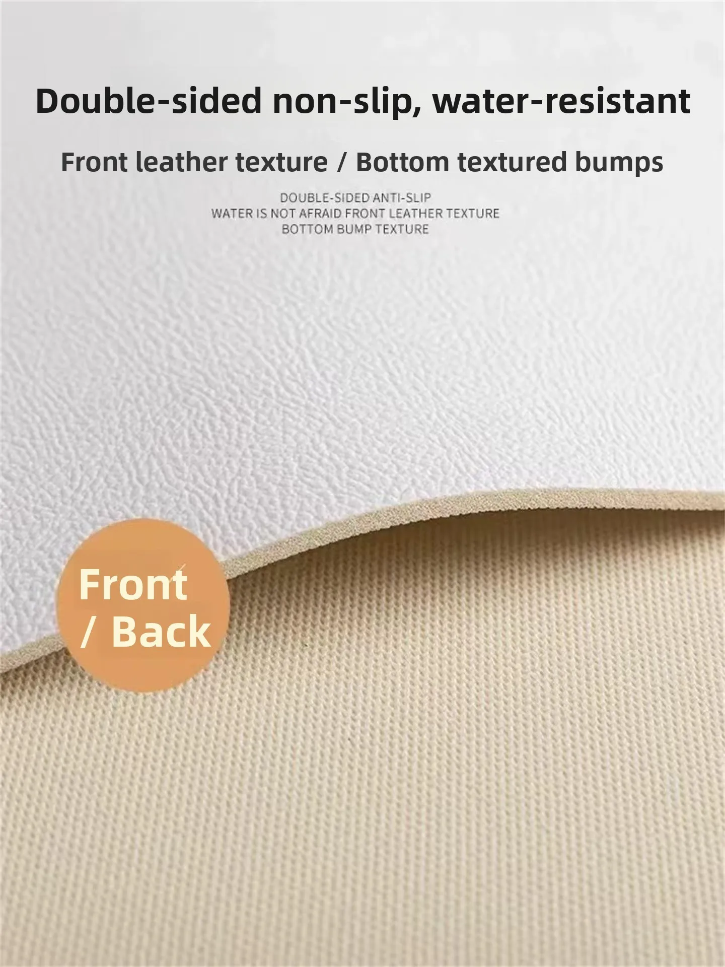 

Kitchen Anti-Slip Oil-Resistant PVC Floor Mat Interloing Wear-Resistant Easy Cleaning Full Coverage Foot Pad Home Use