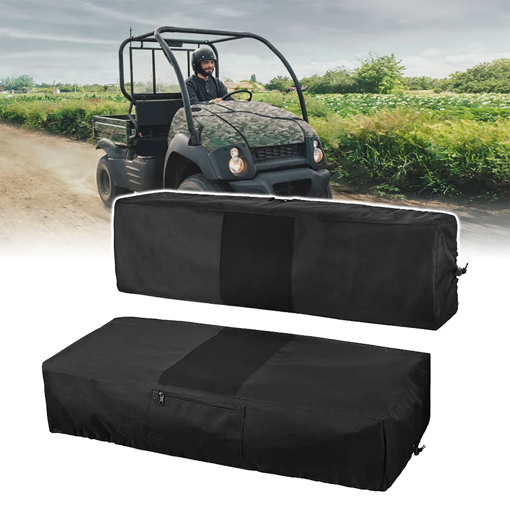 

UTV Bench Seat Cover Compatible with Kawasaki Mule 600 610 4x4 XC 2005-2016 Mule SX 2017-2023 Black UTV Seat Cover Accessories