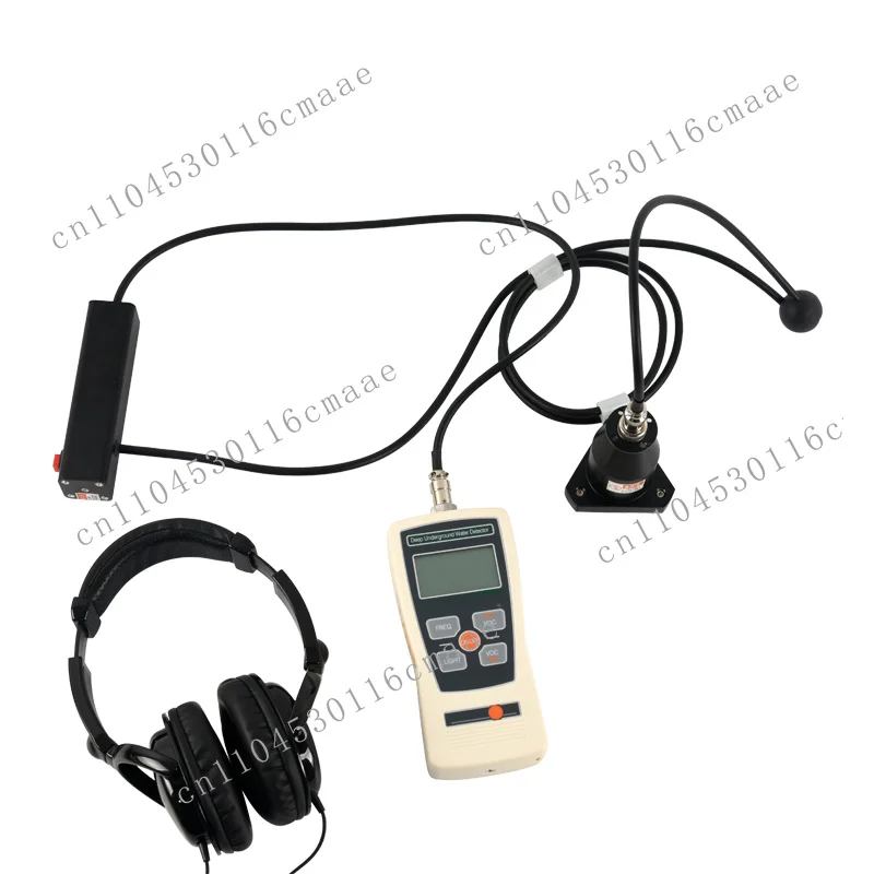 Above the road, pipeline 1-meter leak detector measures leak location