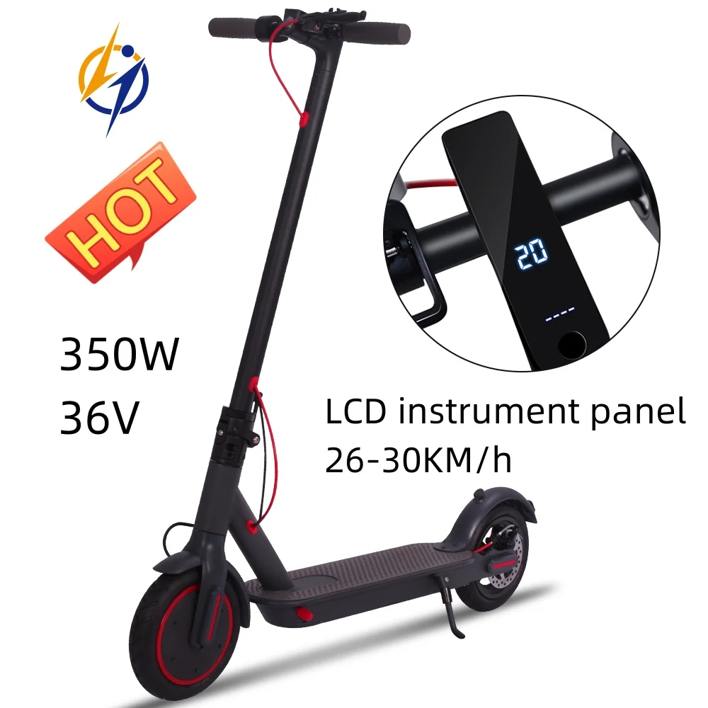 

Wholesale 8 Inch Airless Tire Electric Folding Scooter 120kg Load Folding Adults E Scooter