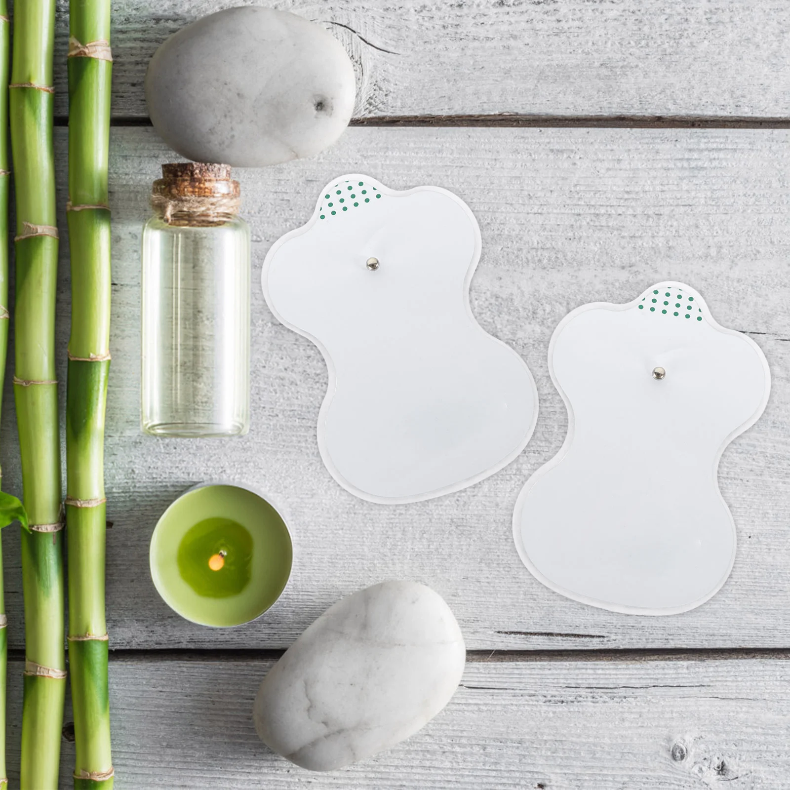 

10 шт. электродные подушечки в форме тыквы для облегчения боли в всего тела, сменные массажные подушечки для расслабления мышц и