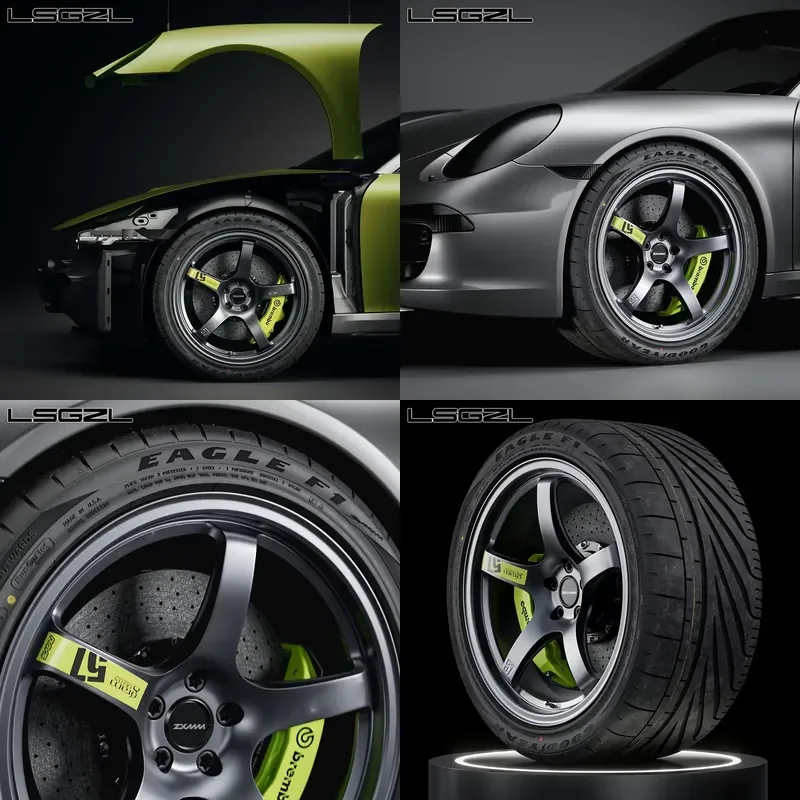 i LSGZL Hot Forged Aluminum Alloy Deep Dish Car Wheels New 17 18 19 20 22 Inch Rims for Airride for Fitment 5x114.3