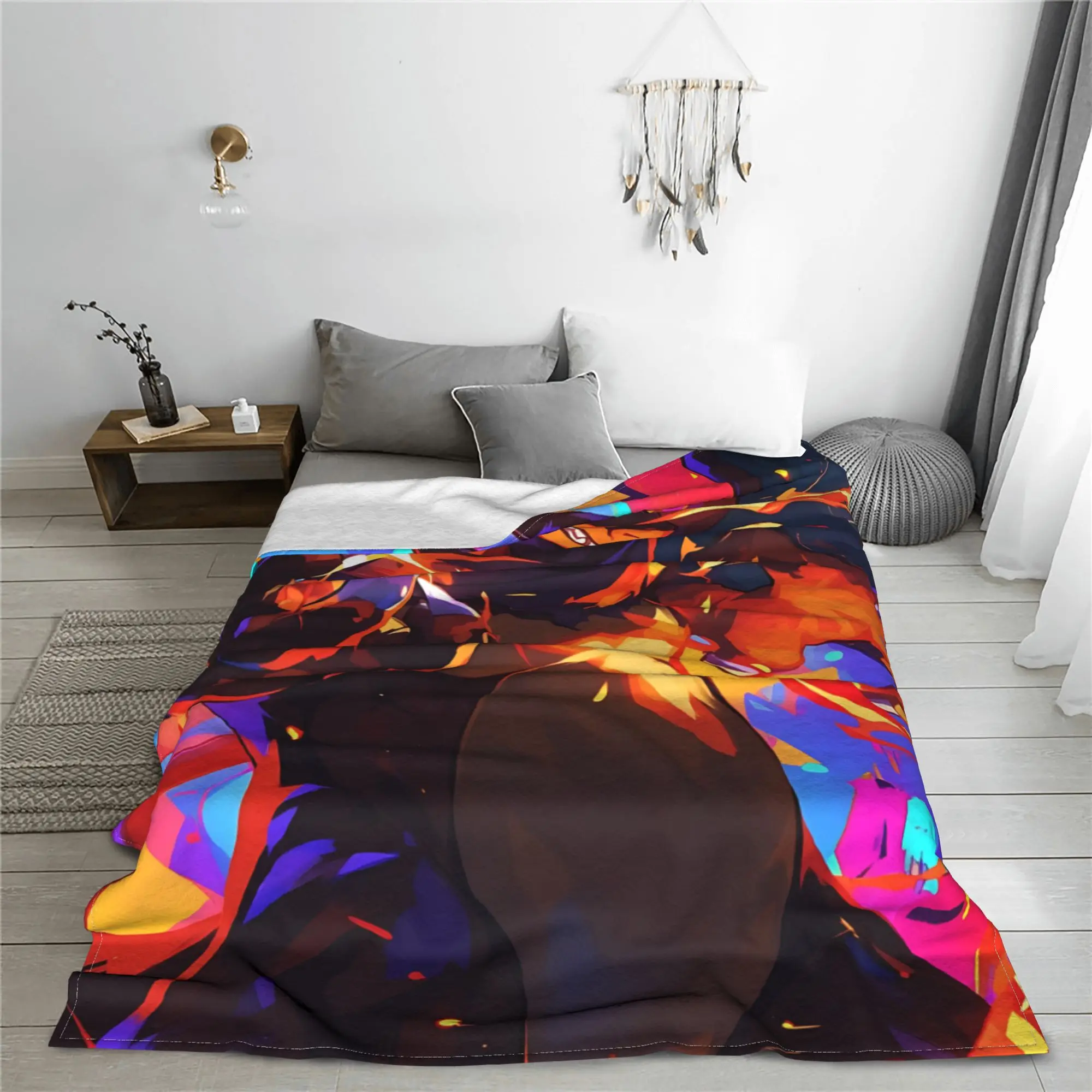 1PC home Cutecore Pokemons Theme Charizard  Blanket Super Cosy Plush Home Living Room Sofa halloween