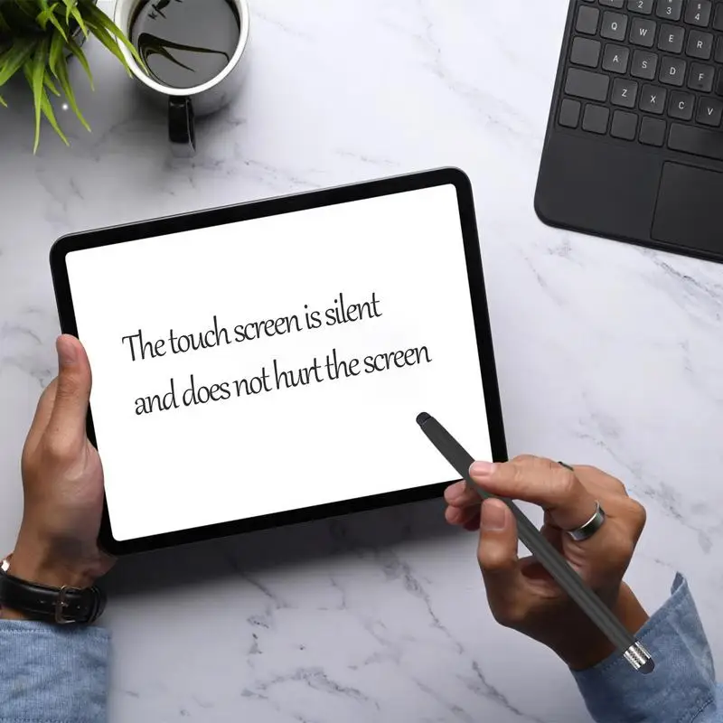 Caneta Universal Capacitiva Touch Screen Desenho, Stylus para IOS Smartphone, Tablet