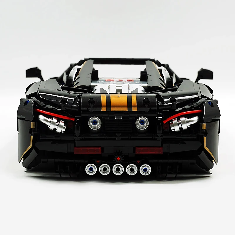 GULY 10625 การวิเคราะห์ MOC Super กีฬารถ Building Block อิฐ DIY ปริศนาของเล่นวันเกิดคริสต์มาสของขวัญของเล่นเด็ก