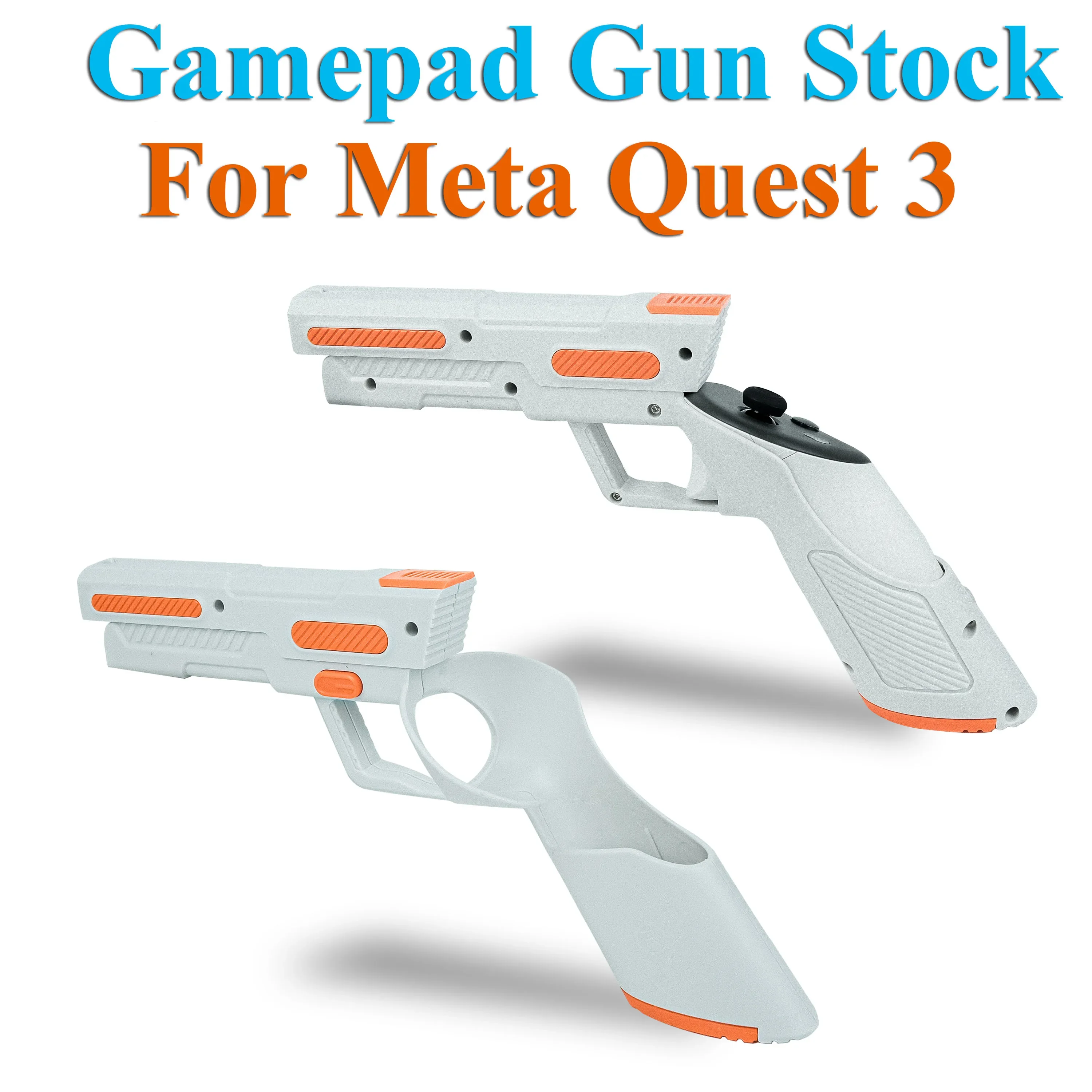 For Meta Quest 3 Gun Stock Improve VR Gaming Experience Controller Grips Table Tennis Extension Handle Retrofitting Accessories