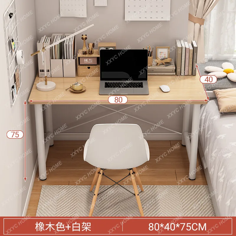 Home Storage Office Desk Minimalist White Standing Gaming Study Office Desk Modern Bedroom Escritorio Oficina Trendy Furniture