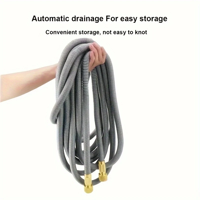 High Pressure Metal Water Gun Expandable Garden Watering Hose Flexible Adjustable Magic Hoses Pipe Power Washer Foam Pot Sprayer