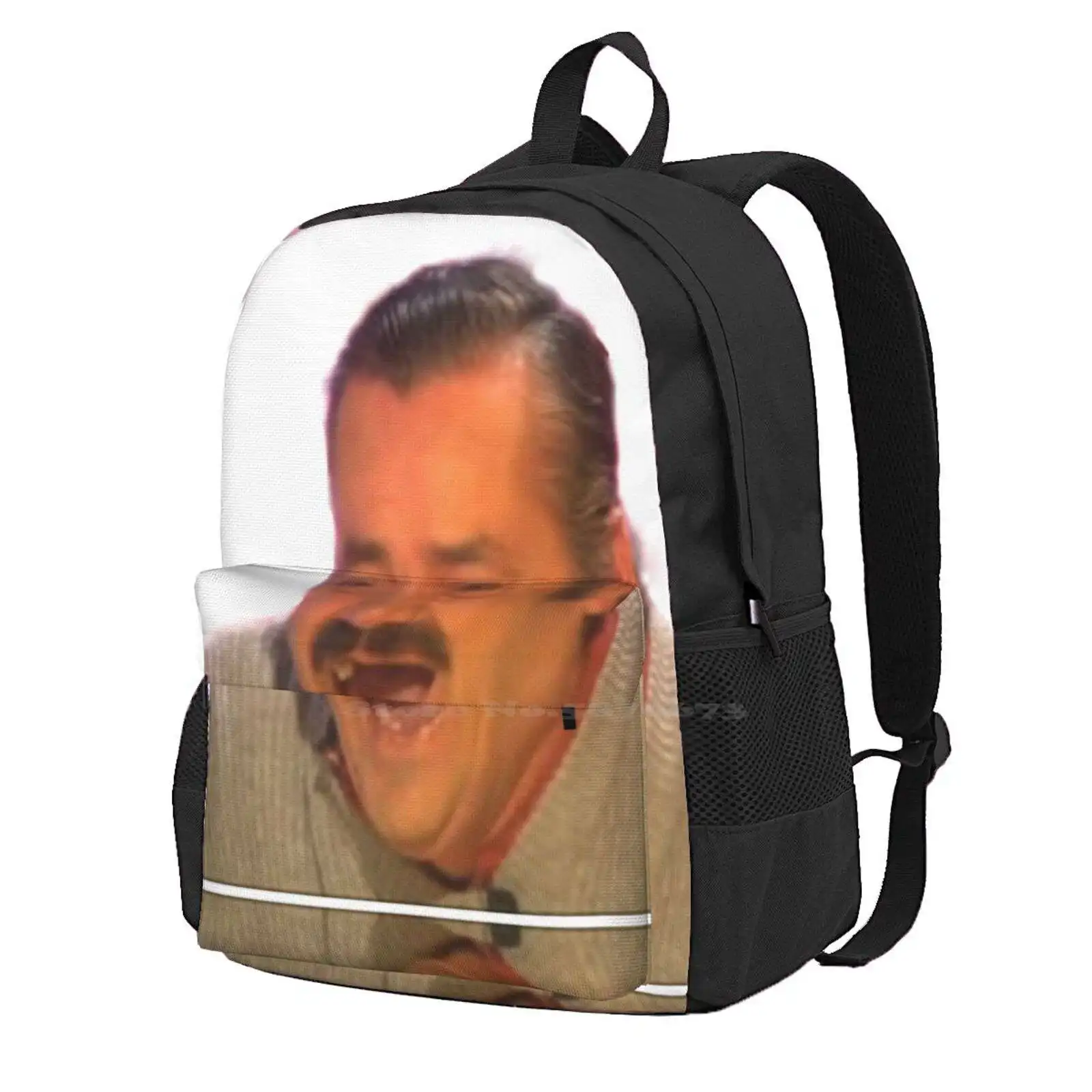 Issou-bolsa de viaje para ordenador portátil, mochilas escolares, Paelleras, Chancla Meme