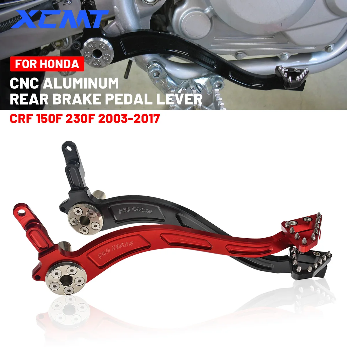 

For Honda CRF 150F 230F CRF150F CRF230F 150 230 F 2003-2017 Enduro Dirt Pit Bike Motorcycle CNC Aluminum Rear Brake Pedal Lever