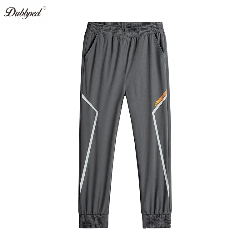 boy's Running Pants Quick-Dry Thin Casual Trousers Sport Pants Kids with Zipper Pockets Sportswear Running Jogging Sportpants