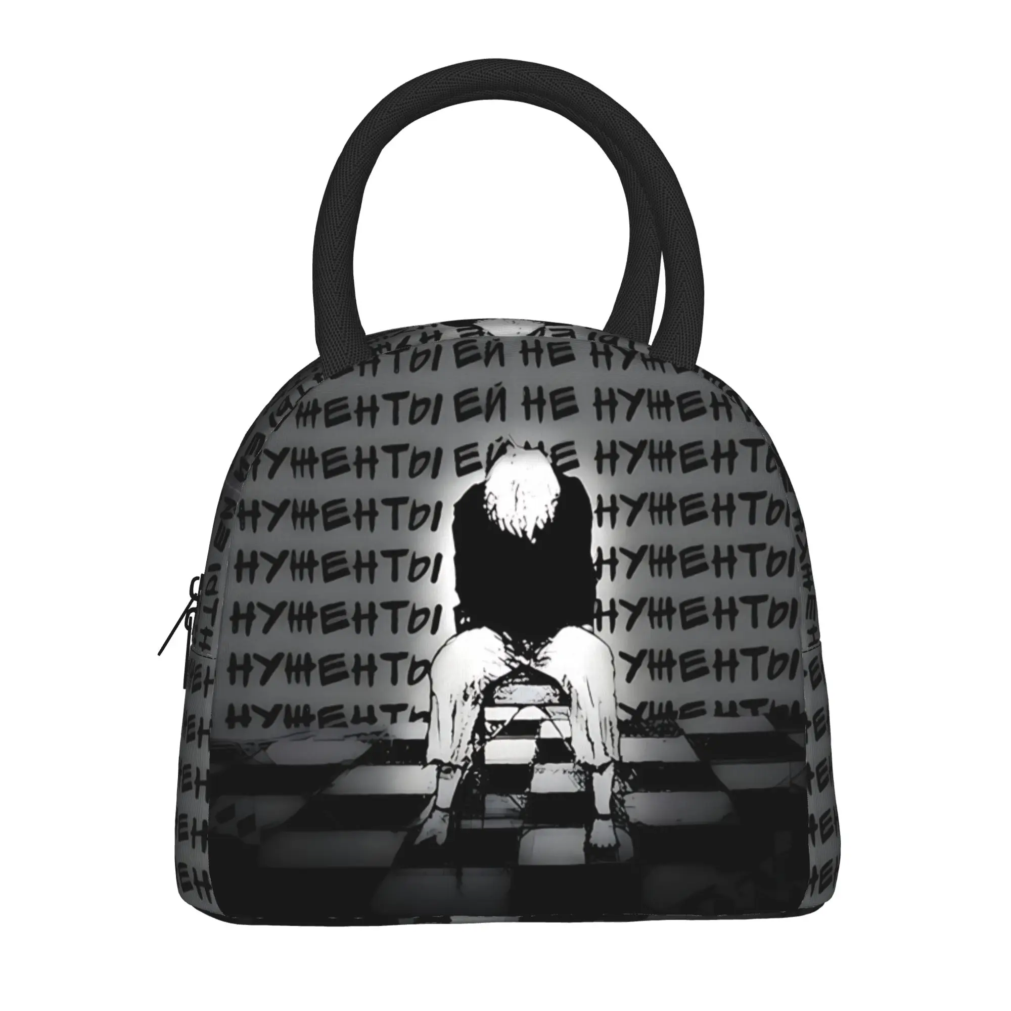Halloween Tokyo Ghoul Kaneki Insulated Lunch Bag Insulation Bento Pack Rice Bag  bolsa Student Bento Lunch Handbag Insulation