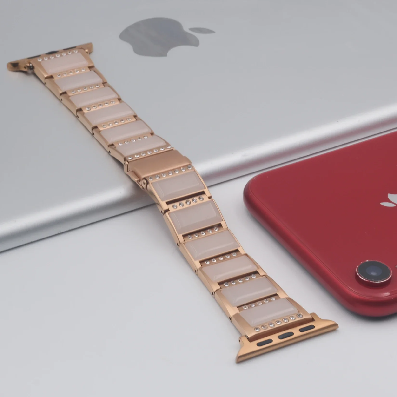 Jewelry diamond strap for Apple watch 45mm 41mm 44mm 42mm 40mm 49mm Stainless steel bracelet iwatch Ultra 10 9 8 7 6 5 4 SE band