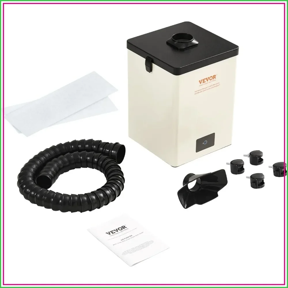 150W Solder Fume Extractor, 332 m³/h Smoke Absorber with 3-Stage Filters, 110V for Soldering Welding