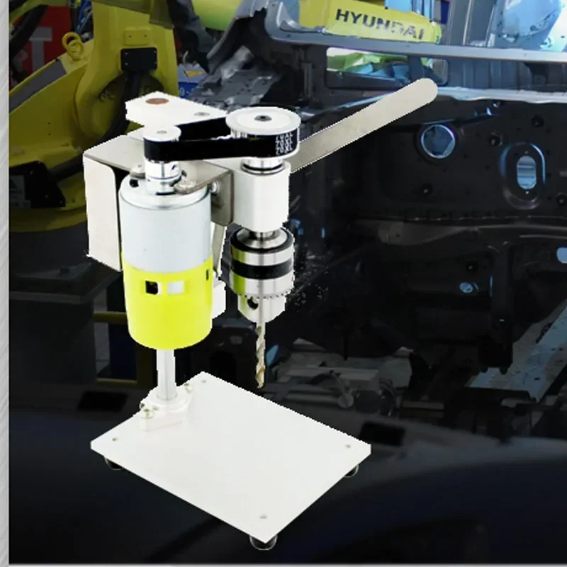 

Upgrade Miniature Bench Drill Desktop DC Speed Regulating Electric Drill Punching Machine Home Precision Electric Drill Bench