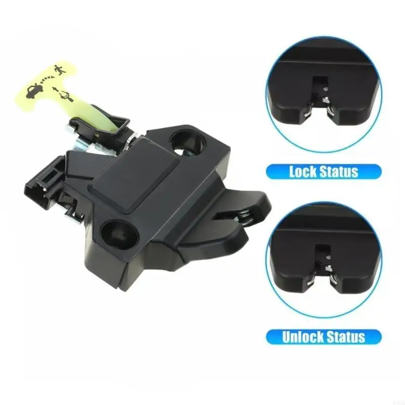 

Y4UA Fit Rear Trunk Lock Actuator Car Boot Lock Mechanism Plastic for Vehicle